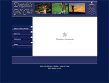 Tablet Screenshot of deepdalegolfclub.com
